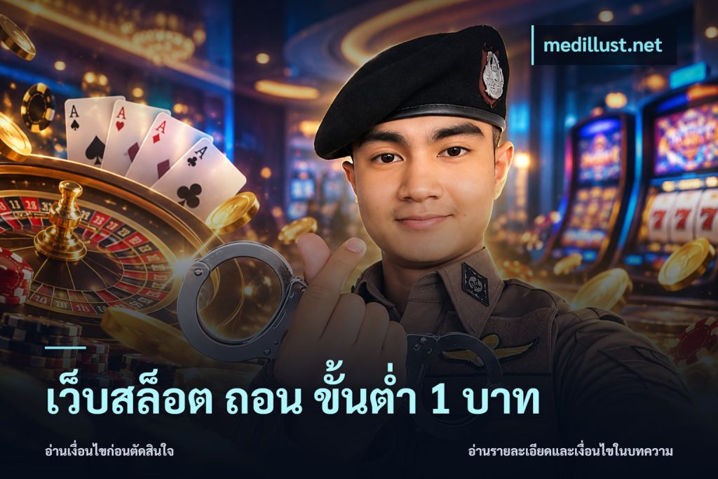เว็บสล็อต ถอน ขั้นต่ำ 1 บาท