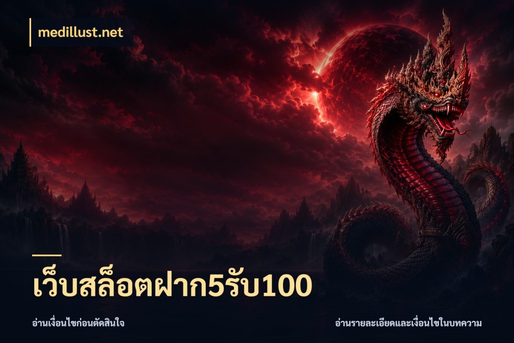 เว็บสล็อตฝาก5รับ100 ยอดฝากและยอดรับในมุมของคนชอบลุ้น ในมุม medillust.net