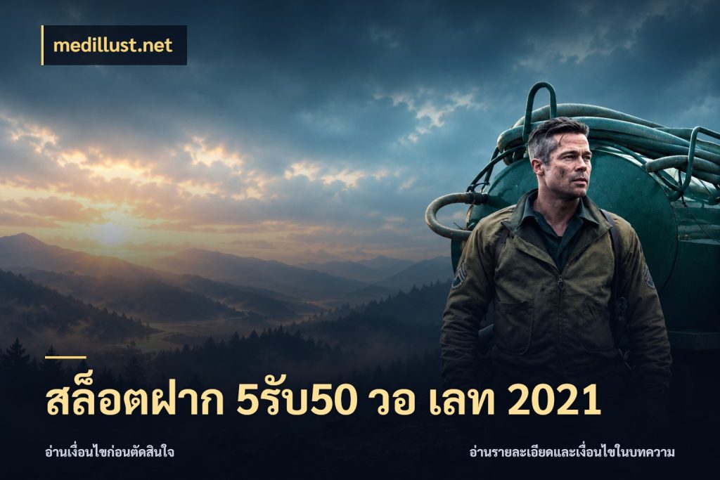 สล็อตฝาก 5รับ50 วอ เลท 2021 medillust.net จับคู่โบนัสกับสไตล์เกมที่ชอบ