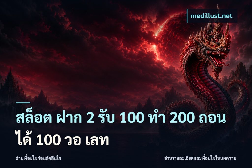 สล็อต ฝาก 2 รับ 100 ทํา 200 ถอนได้ 100 วอ เลท