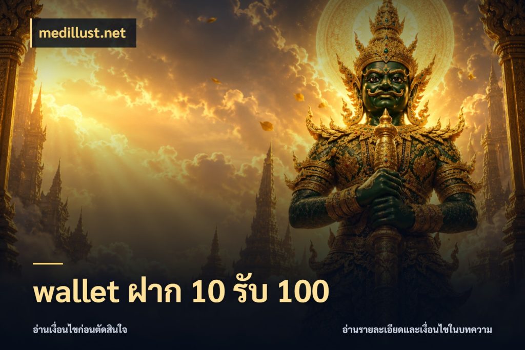 wallet ฝาก 10 รับ 100 medillust.net สายโบนัสเลือกจังหวะสนุกได้อย่างไร