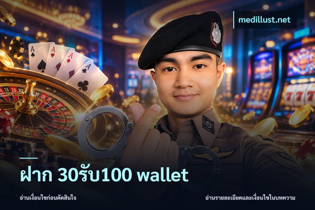 ฝาก 30รับ100 wallet