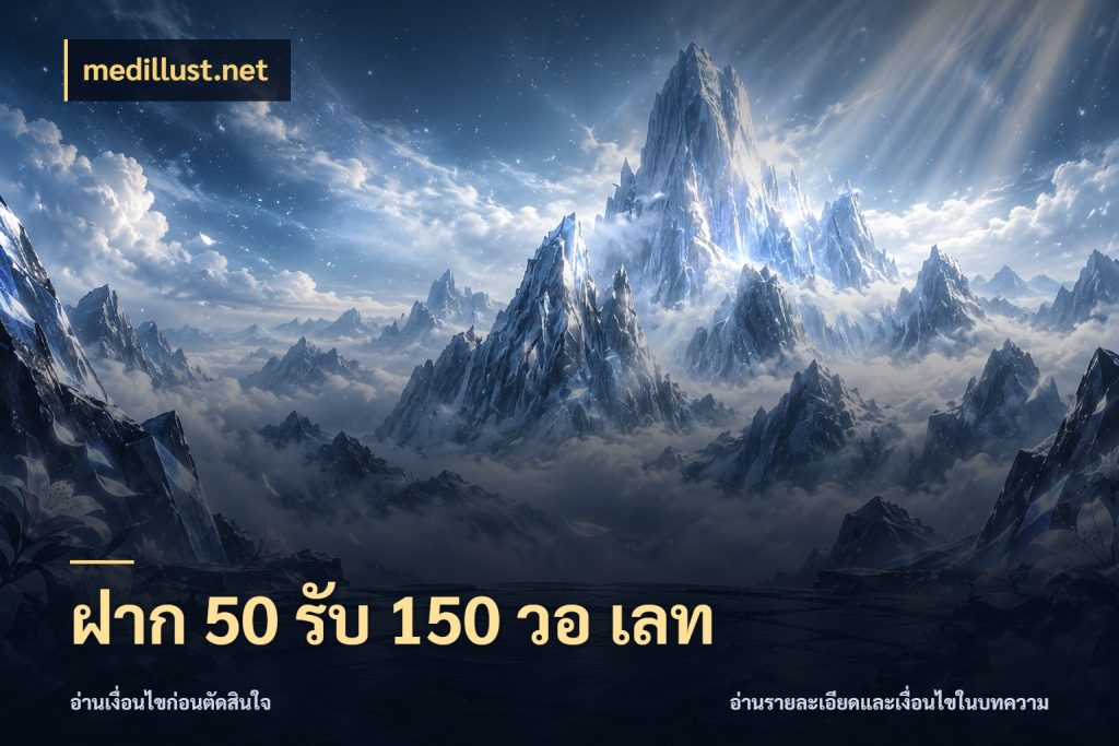 ฝาก 50 รับ 150 วอ เลท เครดิตกับรูปแบบโปรที่ตรงใจ ในมุม medillust.net