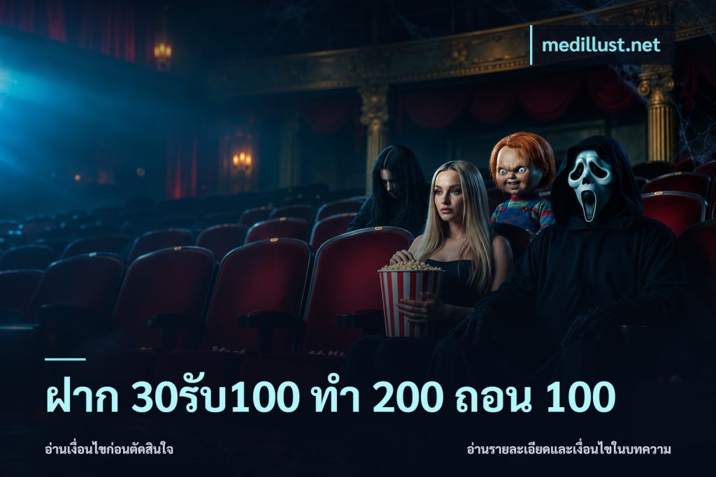 ฝาก 30รับ100 ทํา 200 ถอน 100
