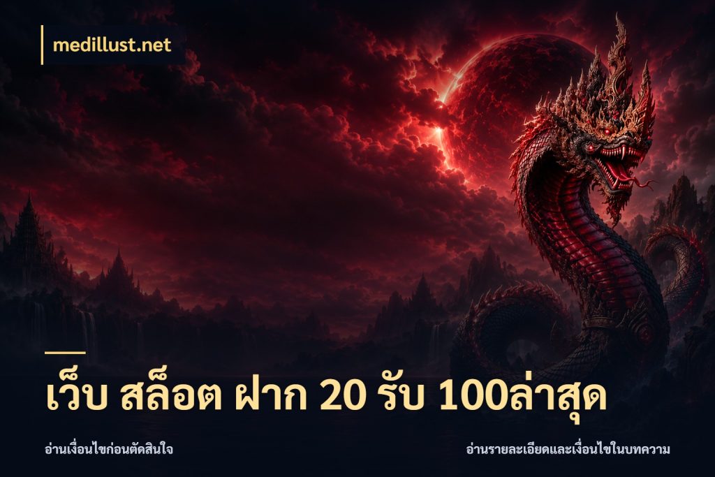 เว็บ สล็อต ฝาก 20 รับ 100ล่าสุด เปิดมุมโปรให้เข้ากับเกมแนวโปรด ในมุม medillust.net