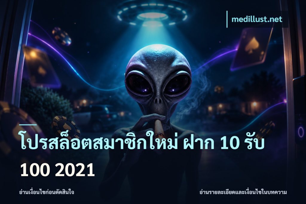 โปรสล็อตสมาชิกใหม่ ฝาก 10 รับ 100 2021