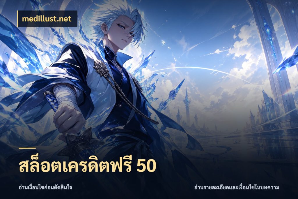 สล็อตเครดิตฟรี 50 เลือกสไตล์ความสนุกจากรูปแบบเครดิต ในมุม medillust.net