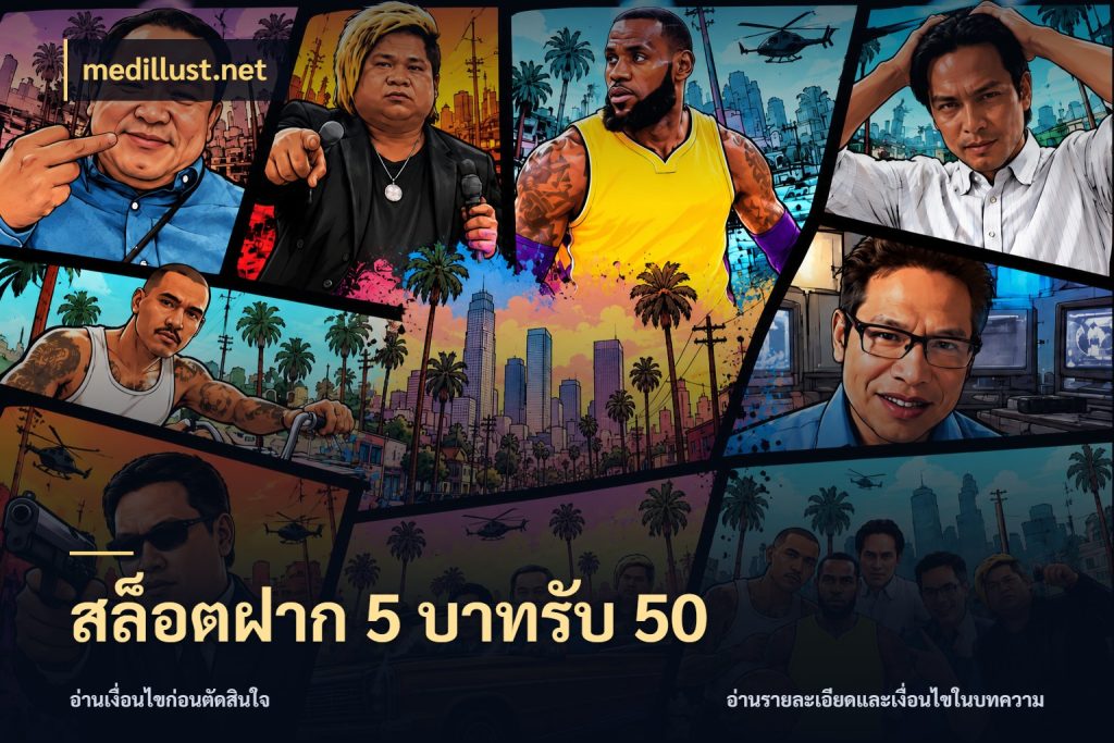 สล็อตฝาก 5 บาทรับ 50 สายโบนัสเลือกจังหวะสนุกได้อย่างไร สไตล์ medillust.net