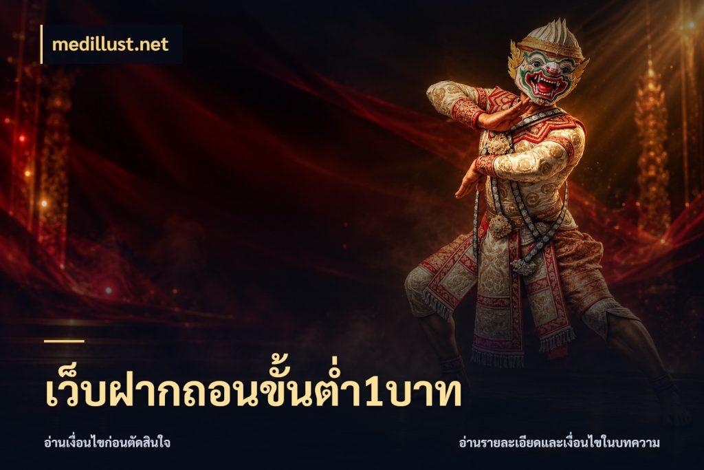 เว็บฝากถอนขั้นต่ำ1บาท ยอดเริ่มต้นน่าจับตากับสิทธิ์ที่เกี่ยวข้อง สไตล์ medillust.net