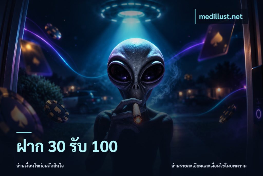 ฝาก 30 รับ 100