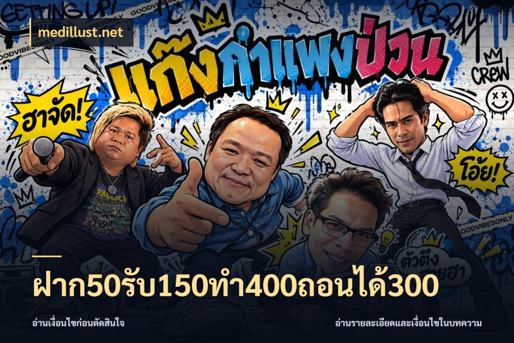 ฝาก50รับ150ทํา400ถอนได้300 medillust.net สนุกกับตัวเลือกโปรในสไตล์ของคุณ