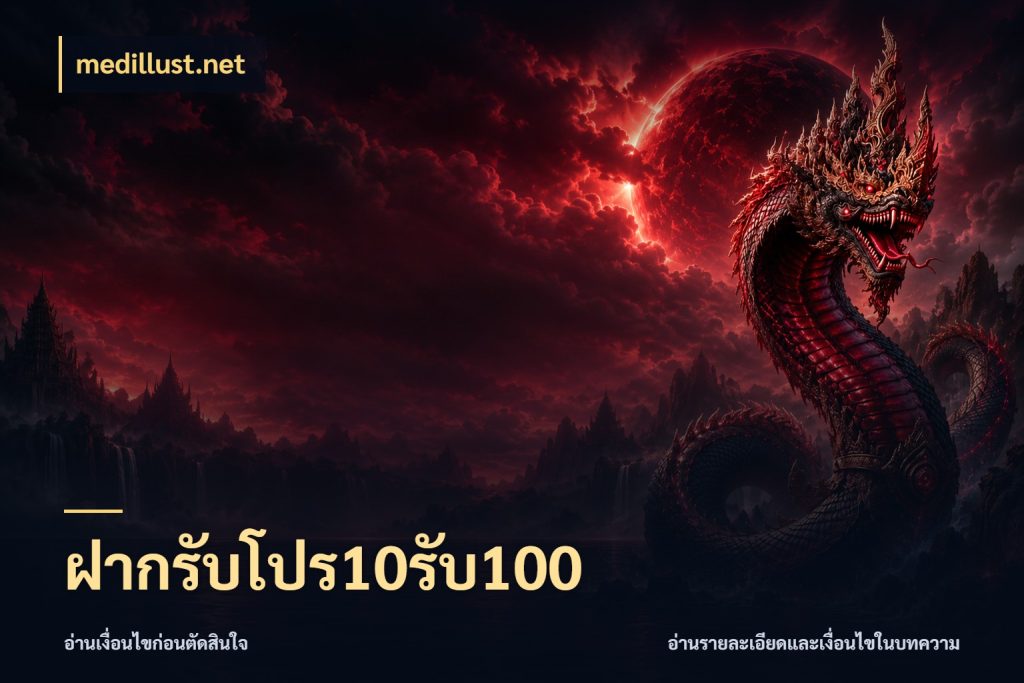 ฝากรับโปร10รับ100 เครดิตกับรูปแบบโปรที่ตรงใจ สไตล์ medillust.net