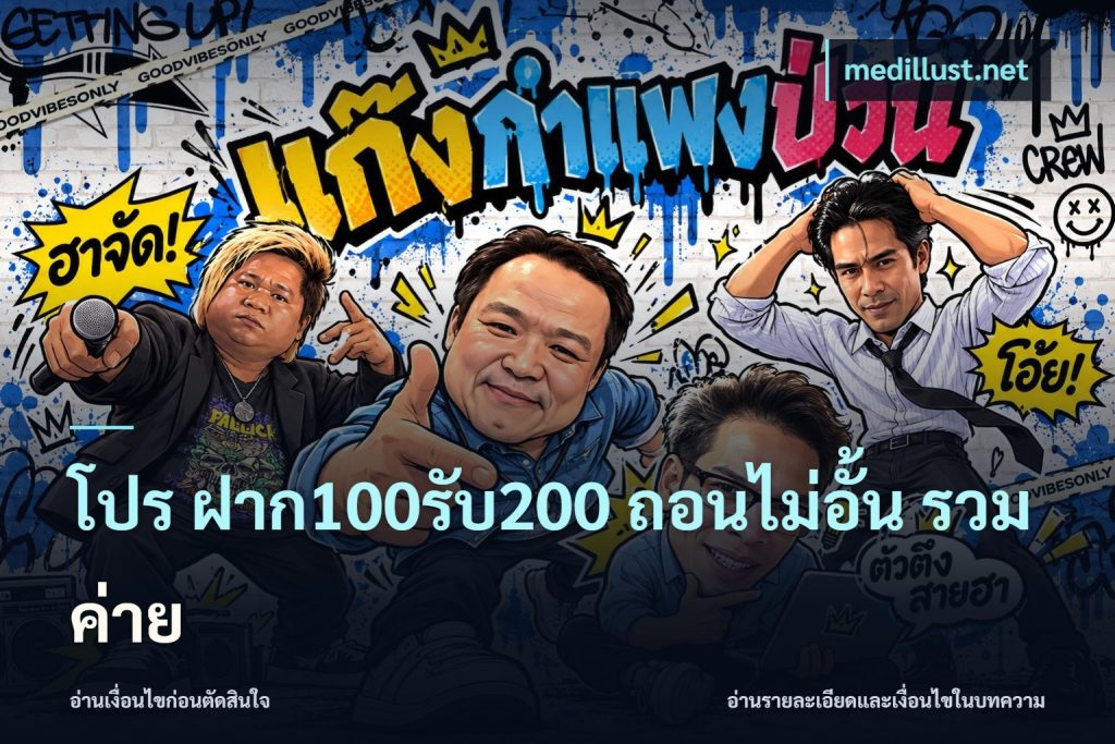โปร ฝาก100รับ200 ถอนไม่อั้น รวมค่าย