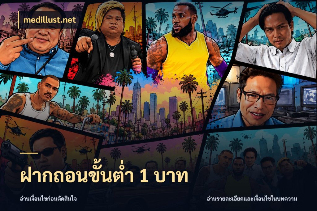 ฝากถอนขั้นต่ำ 1 บาท ยอดเริ่มต้นน่าจับตากับสิทธิ์ที่เกี่ยวข้อง สไตล์ medillust.net