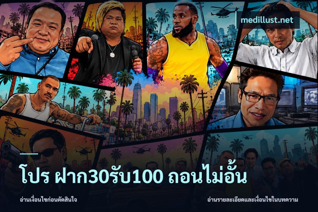 โปร ฝาก30รับ100 ถอนไม่อั้น