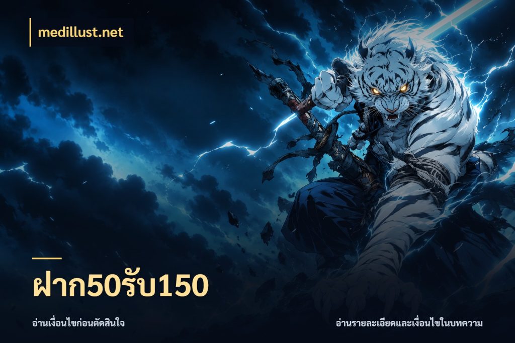 ฝาก50รับ150 เครดิตกับรูปแบบโปรที่ตรงใจ กับ medillust.net