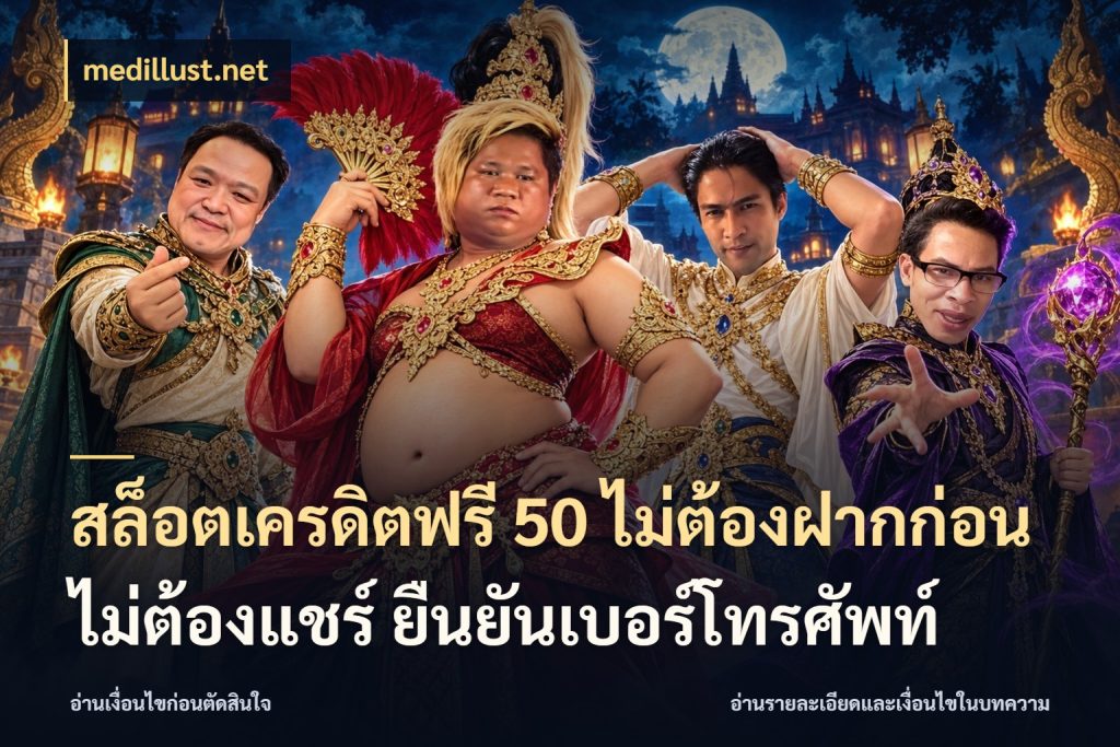 สล็อตเครดิตฟรี 50 ไม่ต้องฝากก่อน ไม่ต้องแชร์ ยืนยันเบอร์โทรศัพท์ จากชื่อเครดิตฟรีสู่ความสนุกที่เข้าใจได้ ในมุม medillust.net
