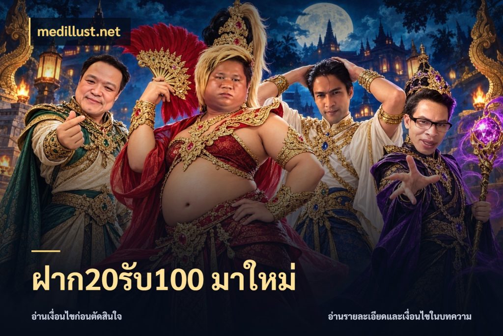 ฝาก20รับ100 มาใหม่ จับคู่โบนัสกับสไตล์เกมที่ชอบ กับ medillust.net