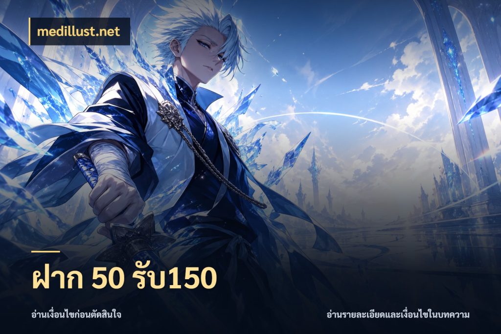 ฝาก 50 รับ150 เปิดมุมโปรให้เข้ากับเกมแนวโปรด ในมุม medillust.net