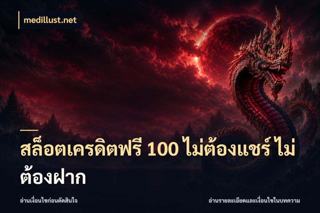 สล็อตเครดิตฟรี 100 ไม่ต้องแชร์ ไม่ต้องฝาก เครดิตฟรีกับจังหวะลุ้นที่คุณเลือก สไตล์ medillust.net