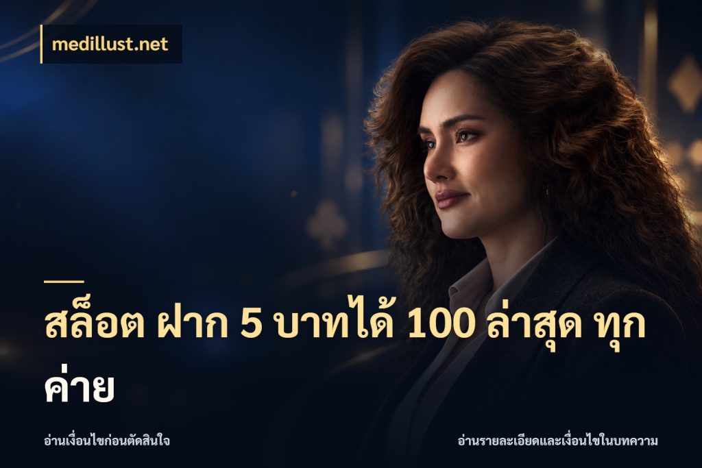 สล็อต ฝาก 5 บาทได้ 100 ล่าสุด ทุกค่าย medillust.net เปิดมุมโปรให้เข้ากับเกมแนวโปรด