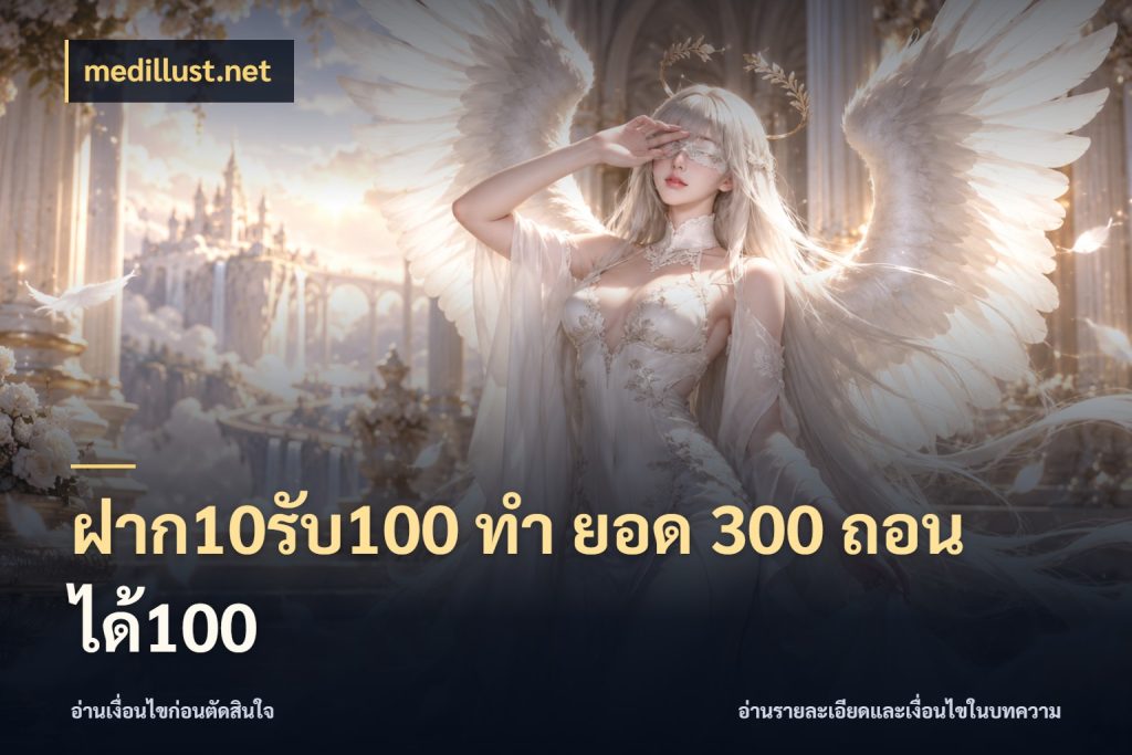 ฝาก10รับ100 ทํา ยอด 300 ถอนได้100 รูปแบบโบนัสกับสิทธิ์ของสายเกม กับ medillust.net