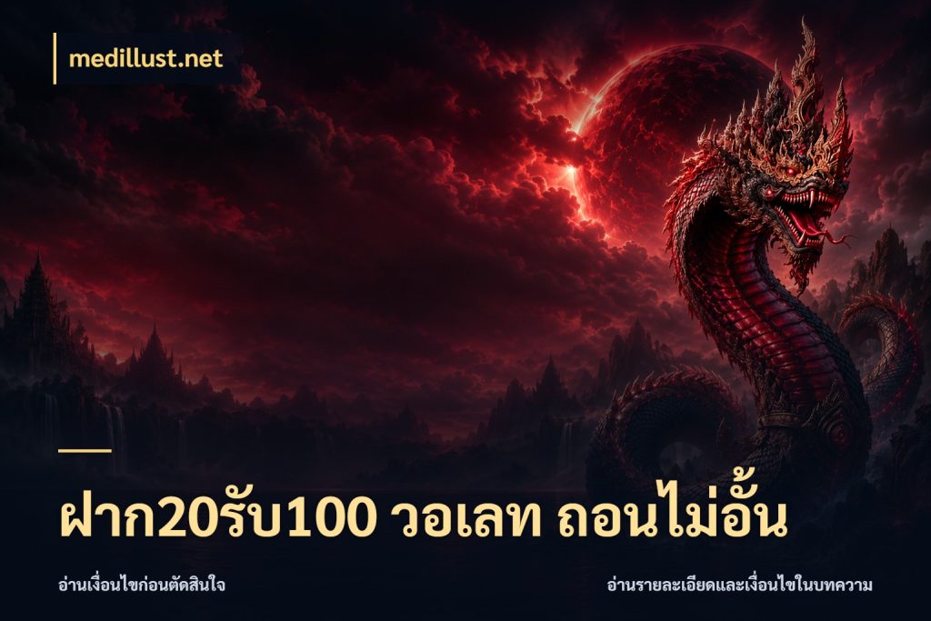 ฝาก20รับ100 วอเลท ถอนไม่อั้น จับประเด็นยอดรับก่อนเลือกความสนุก สไตล์ medillust.net