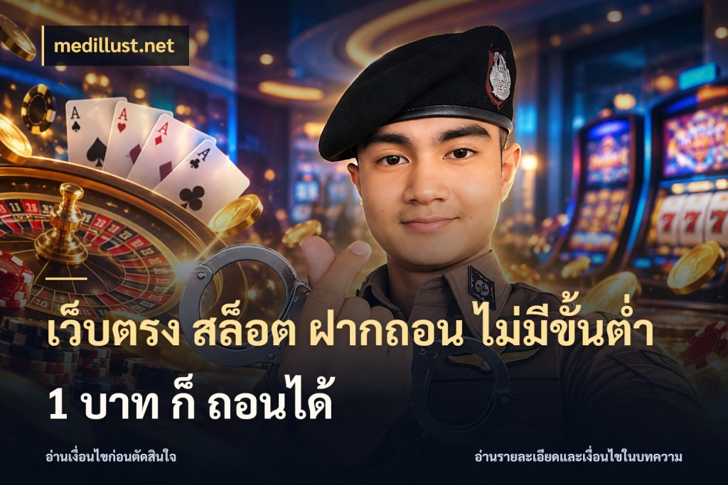 เว็บตรง สล็อต ฝากถอน ไม่มีขั้นต่ำ 1 บาท ก็ ถอนได้ medillust.net เปิดมุมยอดเริ่มต้นสำหรับคนชอบเกม
