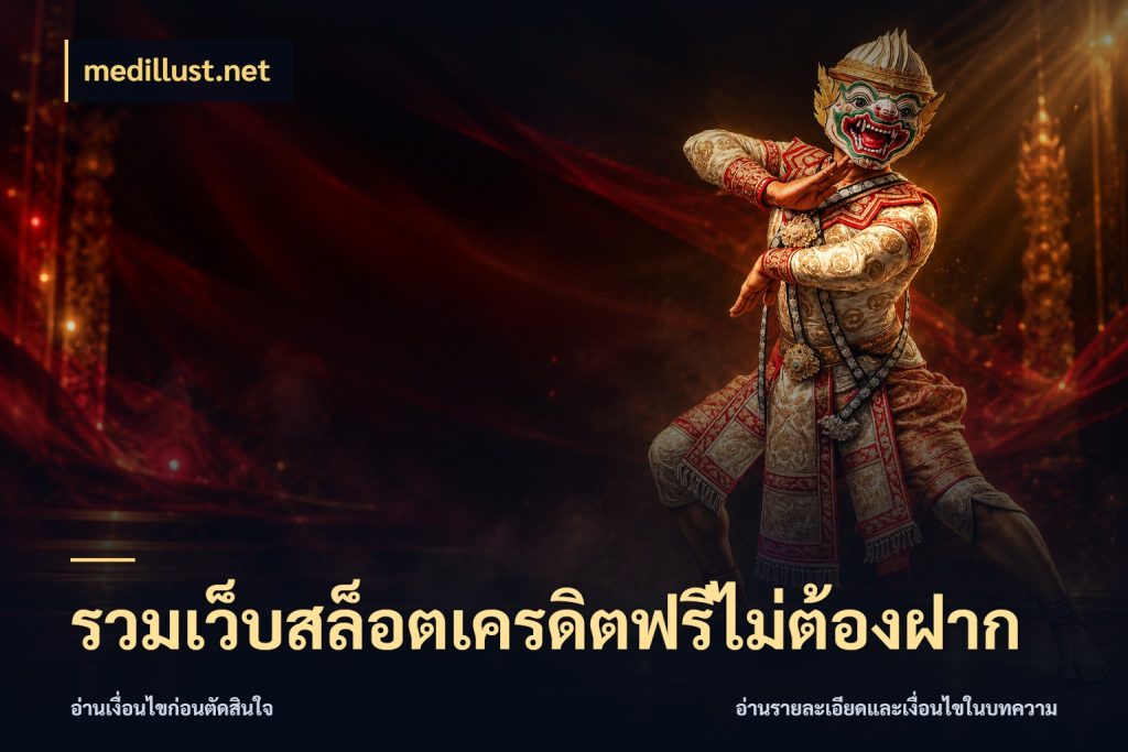 รวมเว็บสล็อตเครดิตฟรีไม่ต้องฝาก medillust.net เครดิตแต่ละรูปแบบมีมุมไหนให้ดู