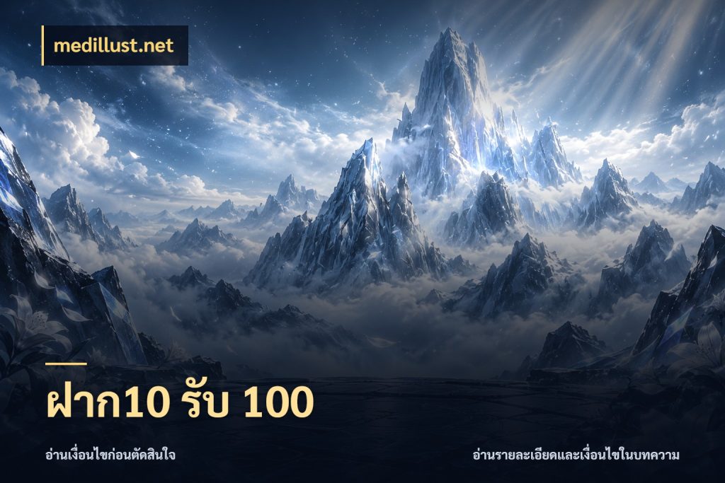 ฝาก10 รับ 100 จับคู่โบนัสกับสไตล์เกมที่ชอบ ในมุม medillust.net