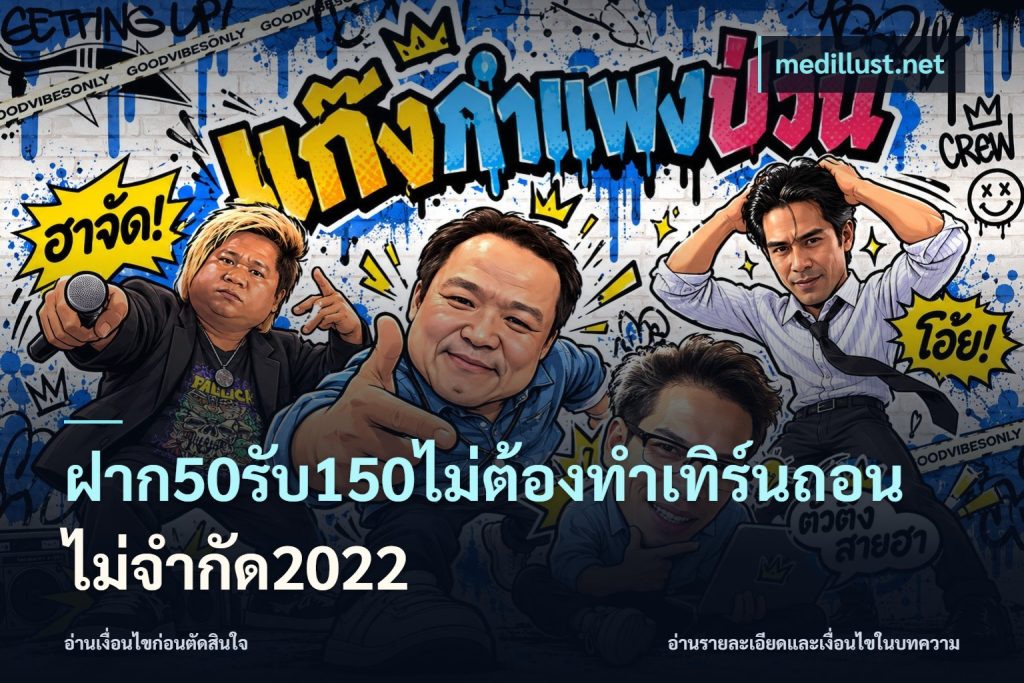 ฝาก50รับ150ไม่ต้องทําเทิร์นถอนไม่จํากัด2022