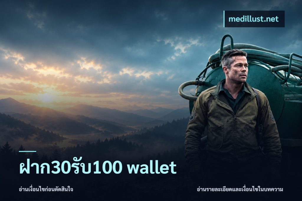 ฝาก30รับ100 wallet