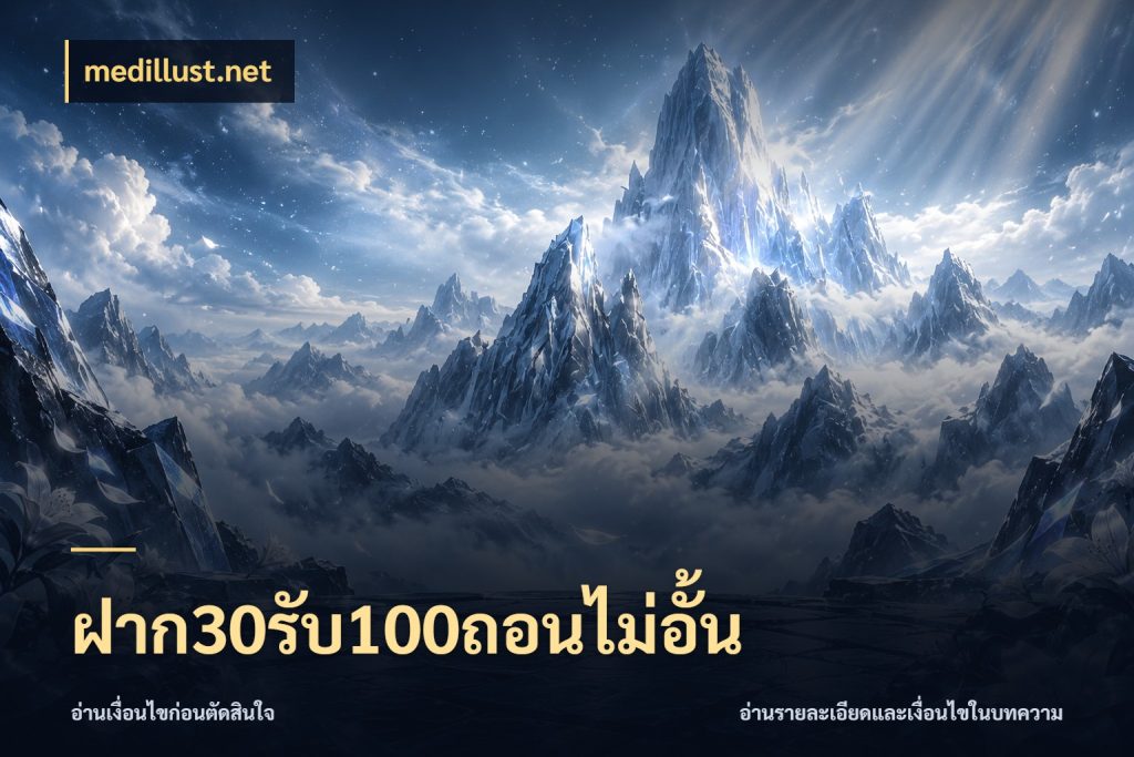 ฝาก30รับ100ถอนไม่อั้น สายโบนัสเลือกจังหวะสนุกได้อย่างไร ในมุม medillust.net