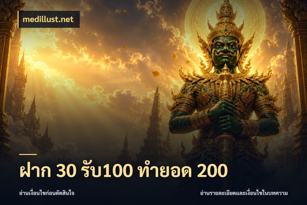 ฝาก 30 รับ100 ทำยอด 200 สนุกกับตัวเลือกโปรในสไตล์ของคุณ สไตล์ medillust.net