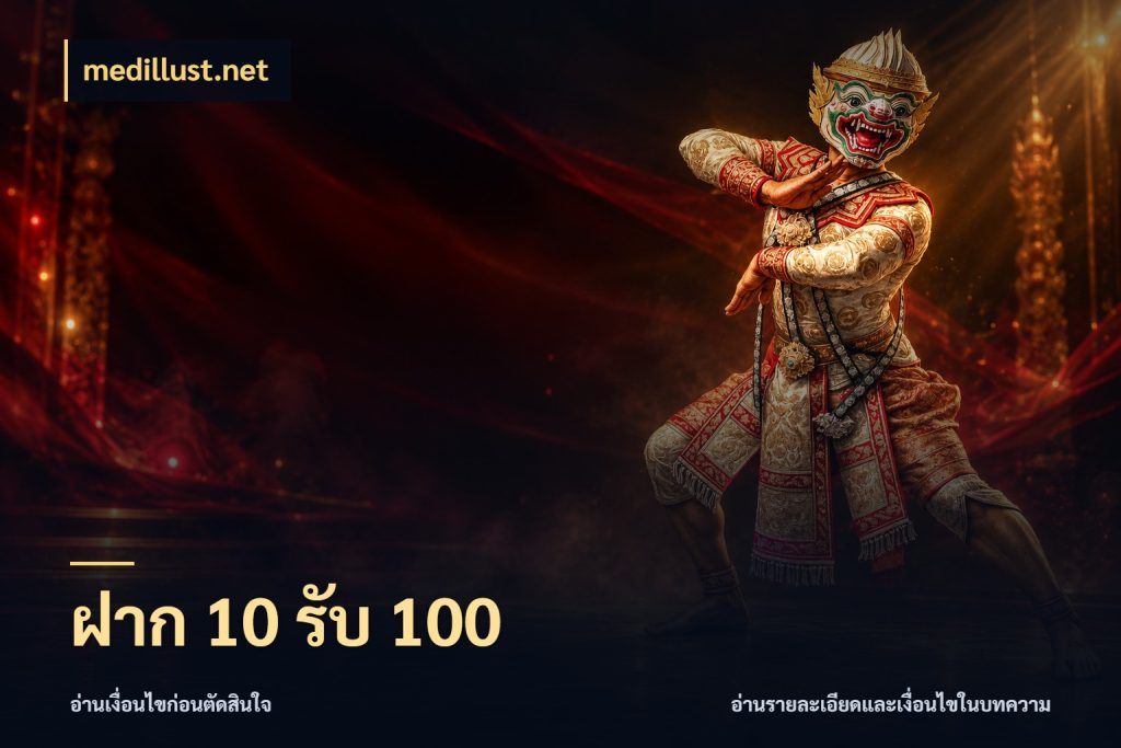 ฝาก 10 รับ 100 จุดเด่นของเครดิตที่คนชอบเกมอยากรู้ ในมุม medillust.net