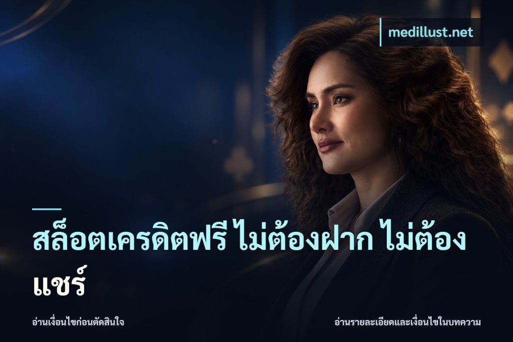 สล็อตเครดิตฟรี ไม่ต้องฝาก ไม่ต้องแชร์