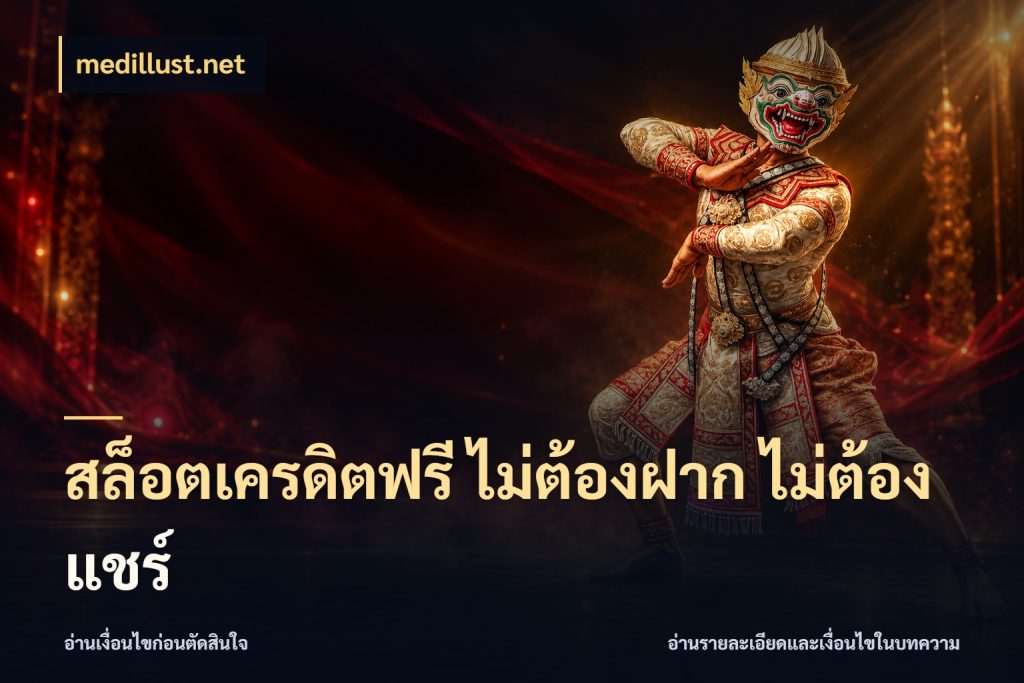 สล็อตเครดิตฟรี ไม่ต้องฝาก ไม่ต้องแชร์ จากชื่อเครดิตฟรีสู่ความสนุกที่เข้าใจได้ กับ medillust.net