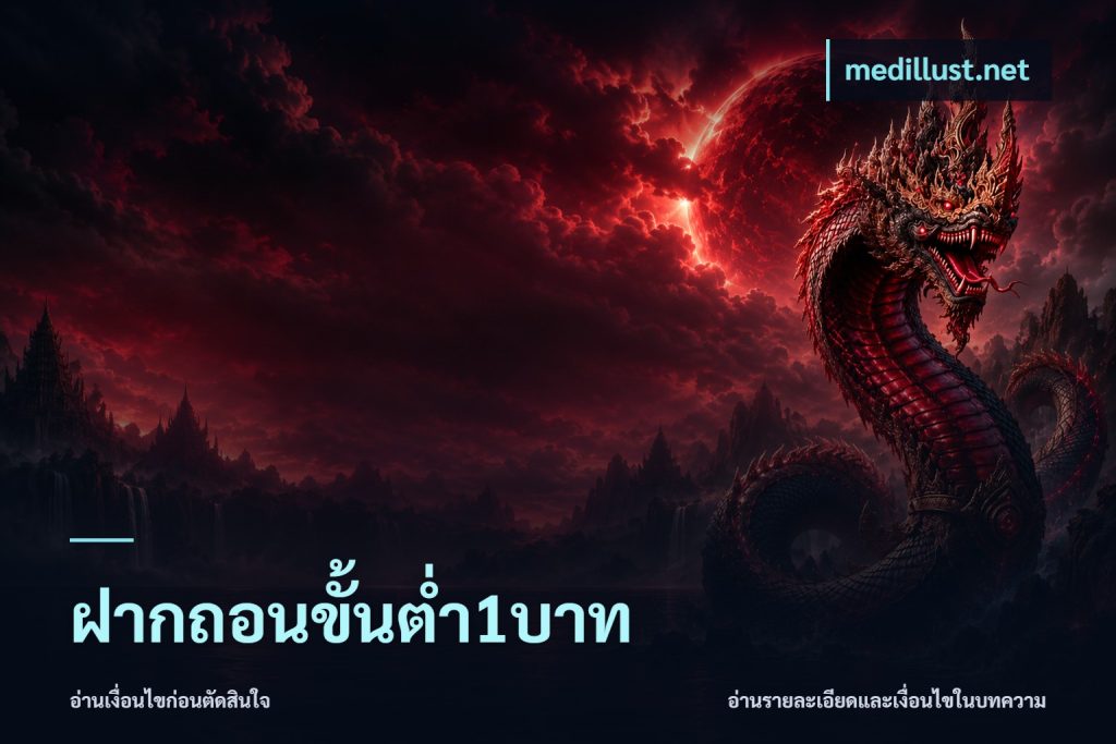 ฝากถอนขั้นต่ำ1บาท